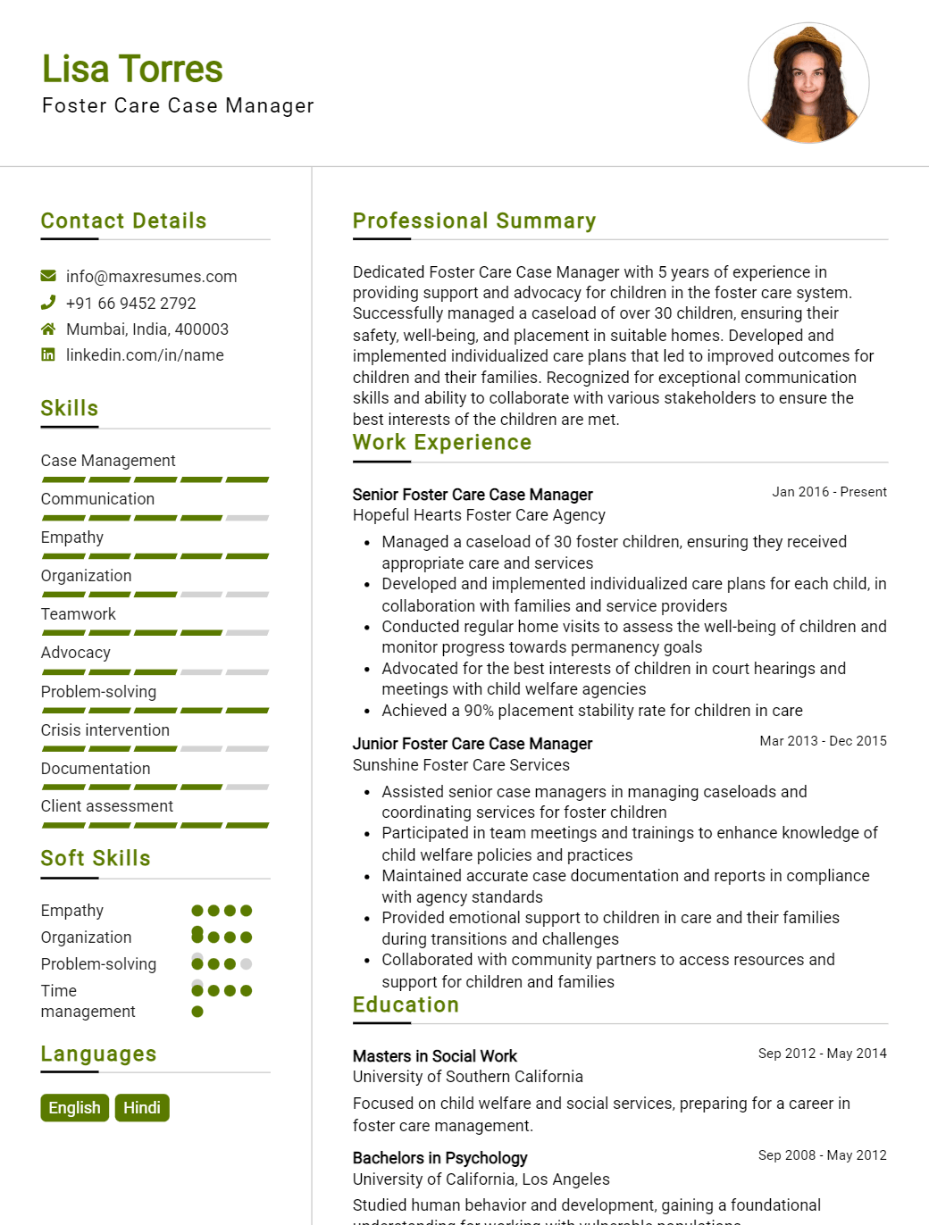 foster-care-case-manager-resume-sample