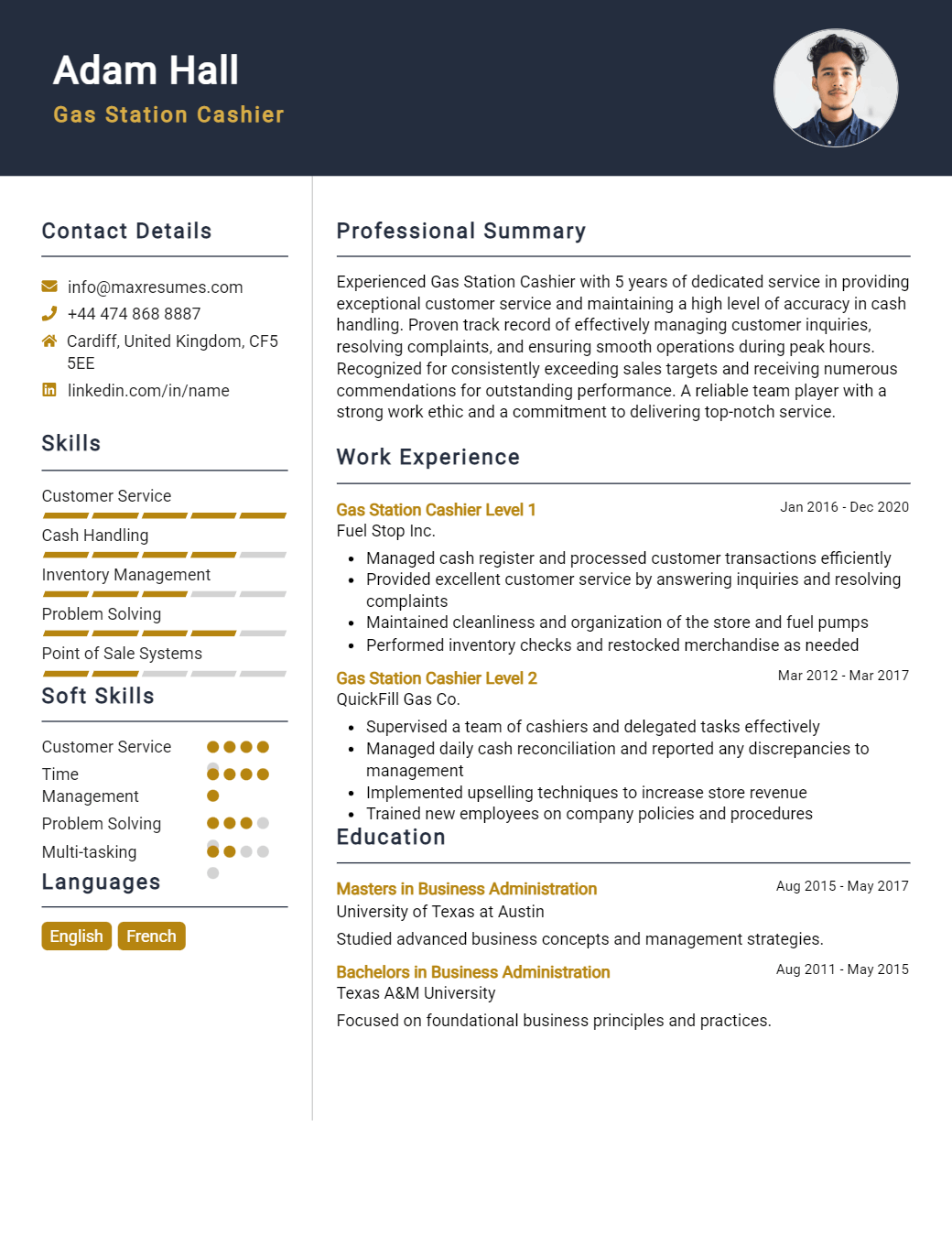 gas-station-cashier-resume-sample