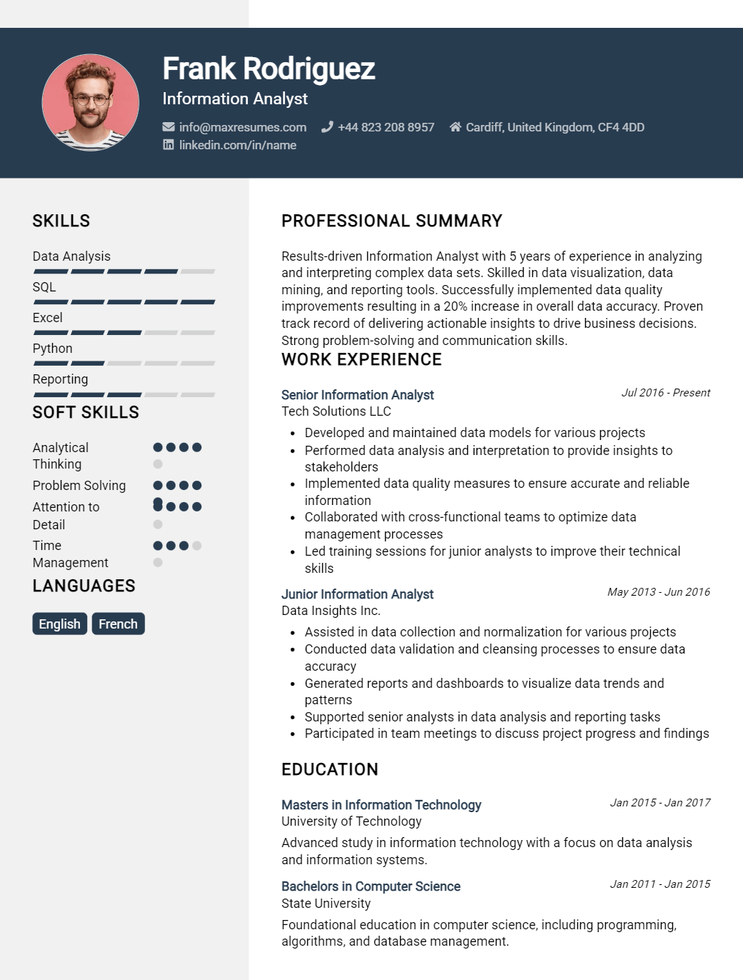 information-analyst-resume-sample