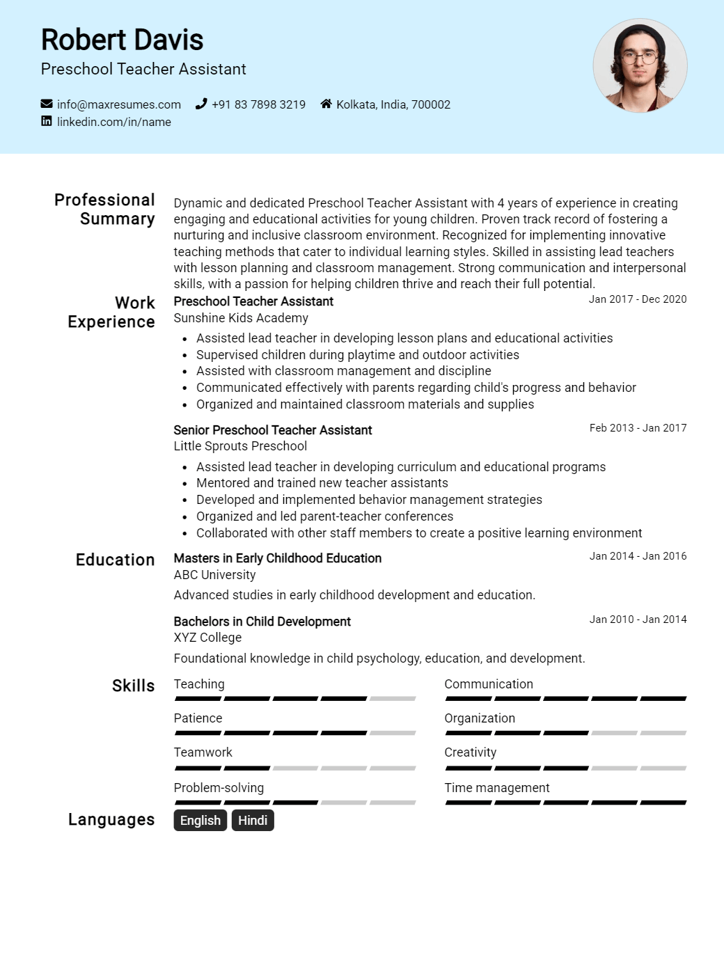 preschool-teacher-assistant-resume-sample