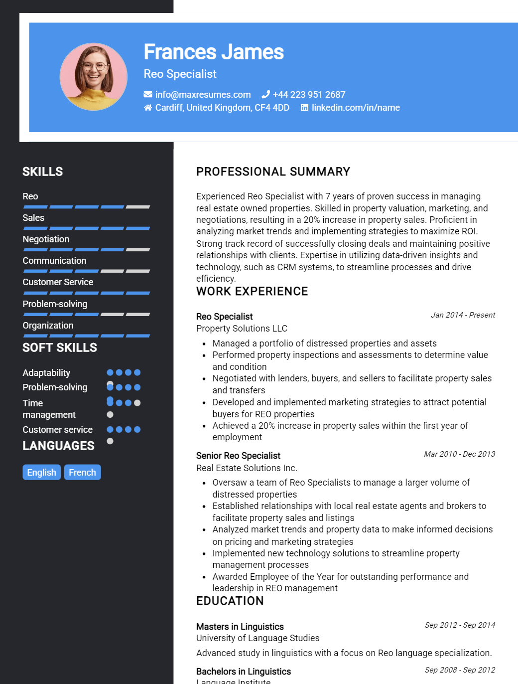 reo-specialist-resume-sample