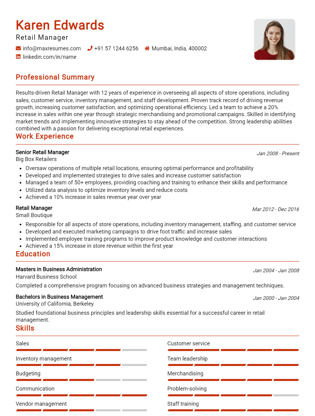 retail-manager-resume-sample