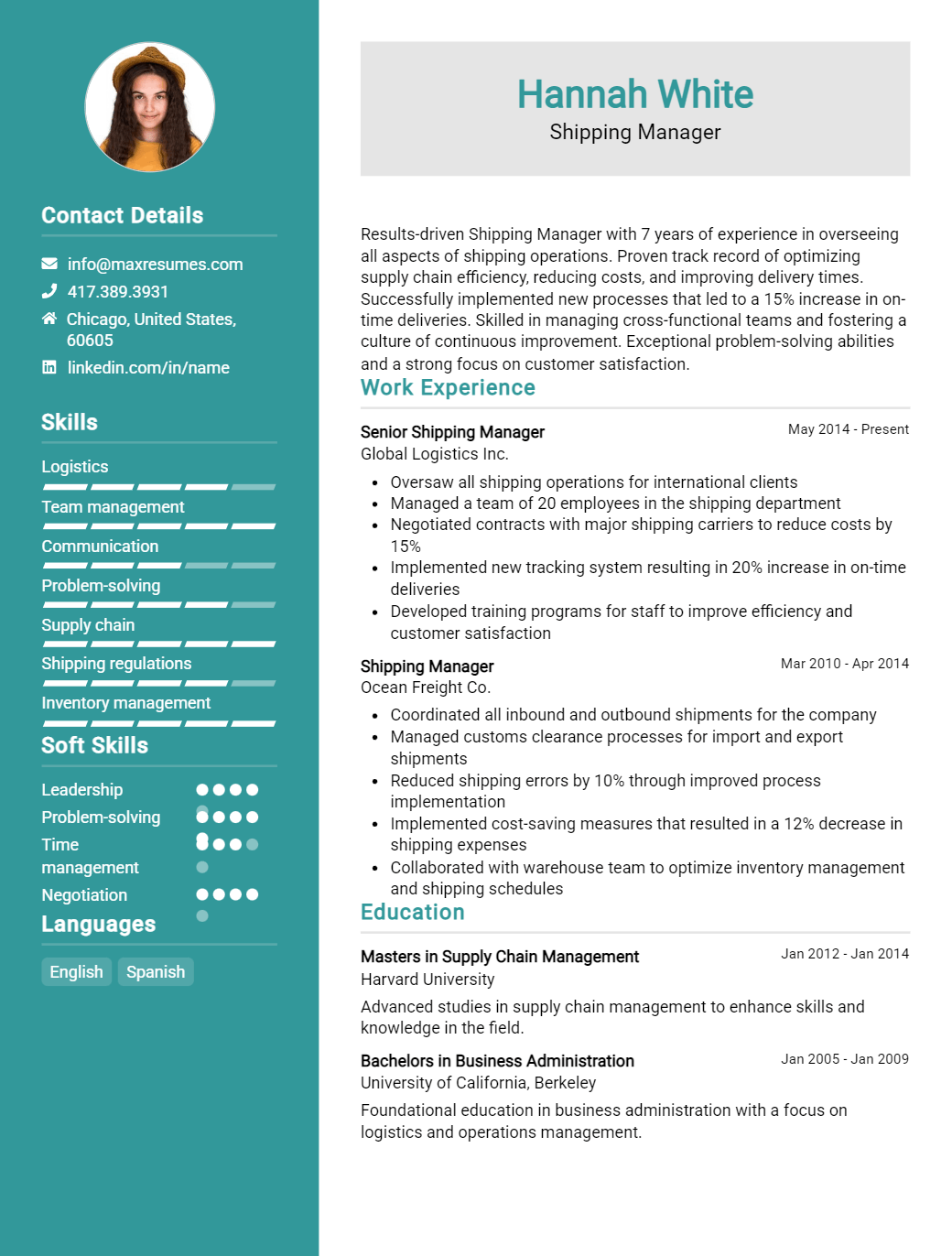 manager-resume-sample