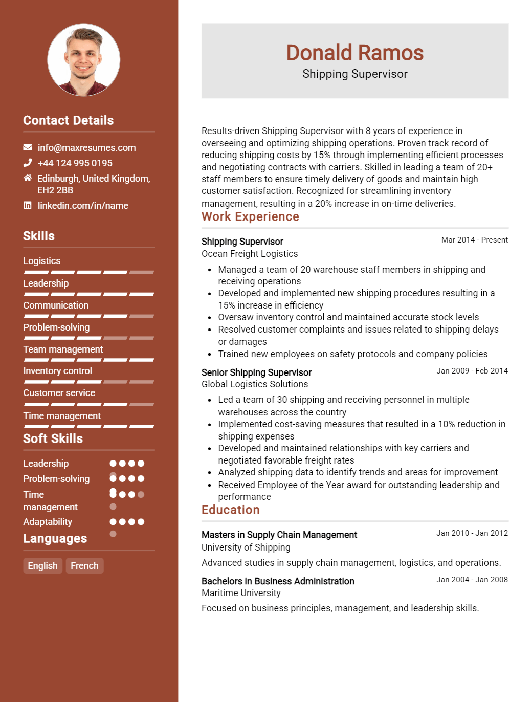 supervisor-resume-sample