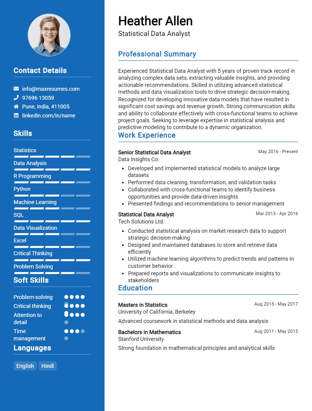 statistical-data-analyst-resume-sample