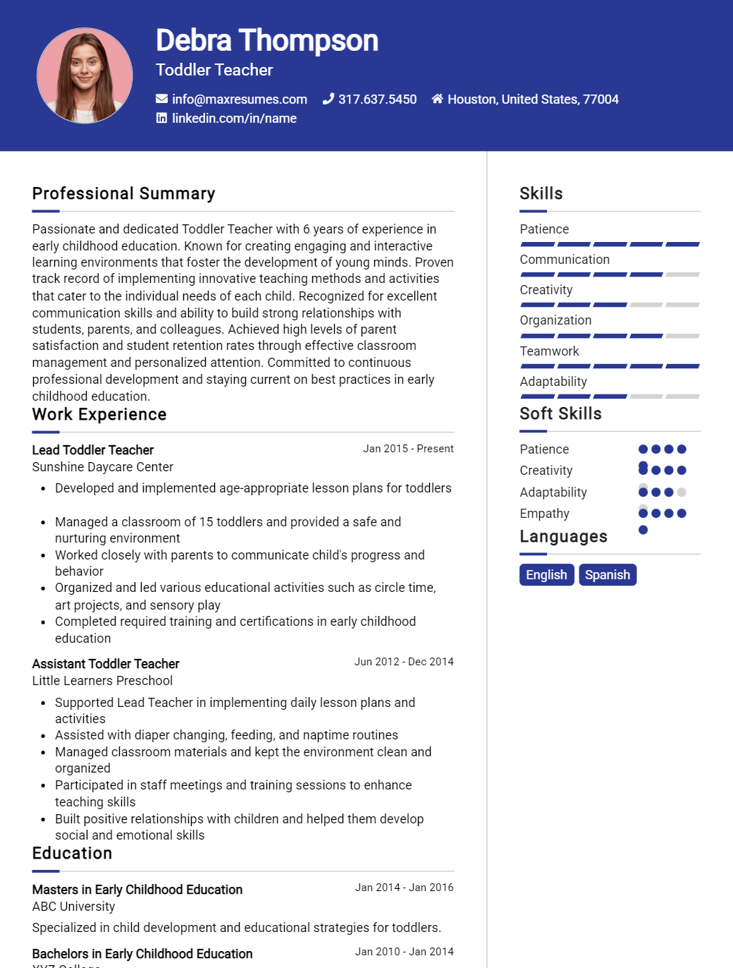 toddler-teacher-resume-sample